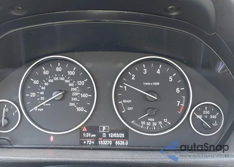 2014 BMW 328I z USA, uszkodzony, nr VIN WBA3C1G52ENR50010